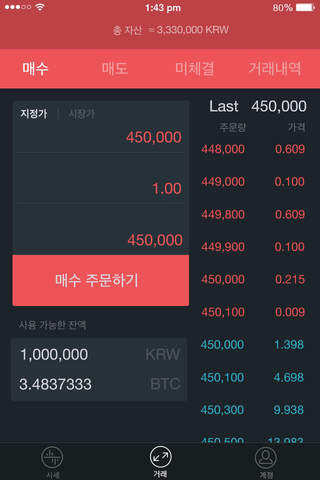 Korbit Exchange screenshot 2