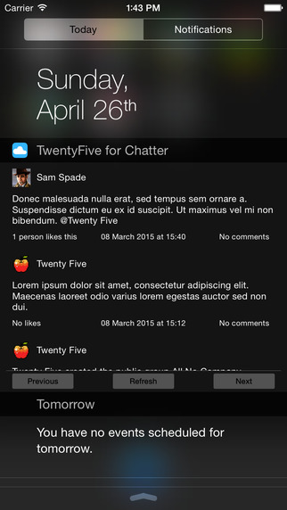 【免費商業App】TwentyFive for Chatter-APP點子