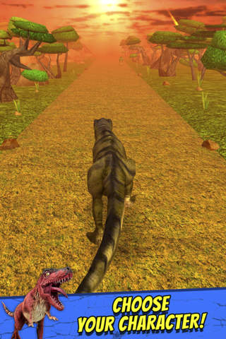 Jurassic Run - The Dinosaur Games Animal Racing Simulator 4 Kids screenshot 3