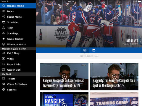 【免費運動App】New York Rangers Official App-APP點子