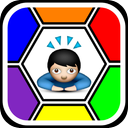Hex Jewels - Challenging Hexagon Puzzle Board Game! mobile app icon