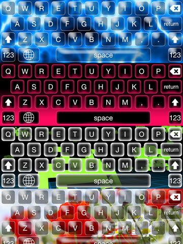 【免費工具App】Zebra Color Keyboards HD - iPad-APP點子