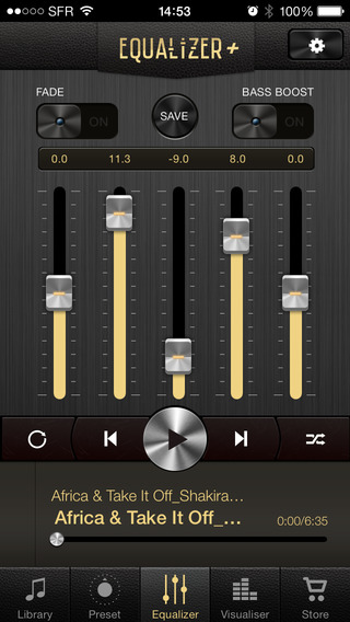 Equalizer + Music Player Volume Quality Booster