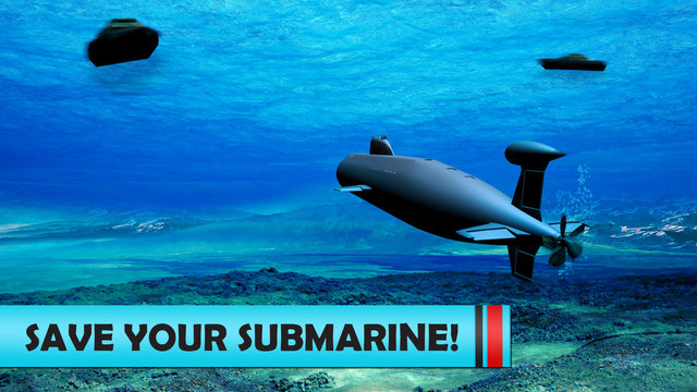 Navy War Submarine 3D