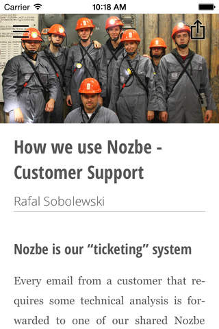 Nozbe Magazine screenshot 3