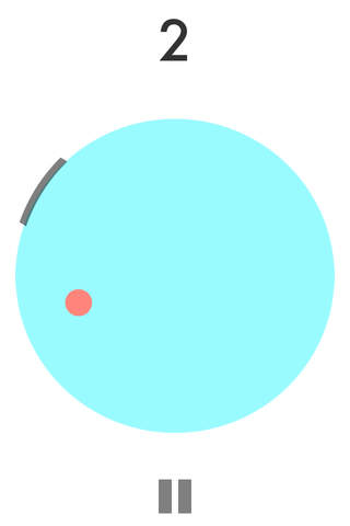 Circle Pong: endless round bouncing ball screenshot 2