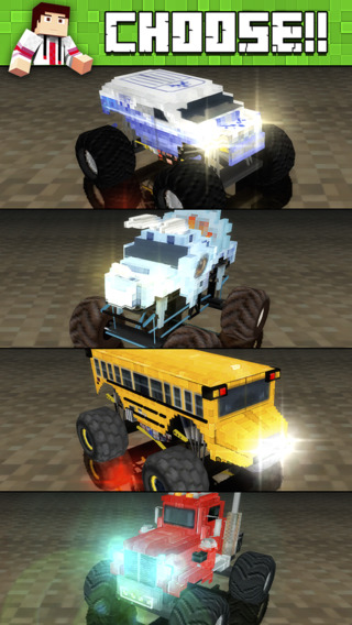 【免費遊戲App】Absolute Block Monster Trucks Free - Cube Roads Survival-APP點子