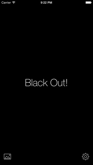 Black Out - The only app that makes your iPhone less useful