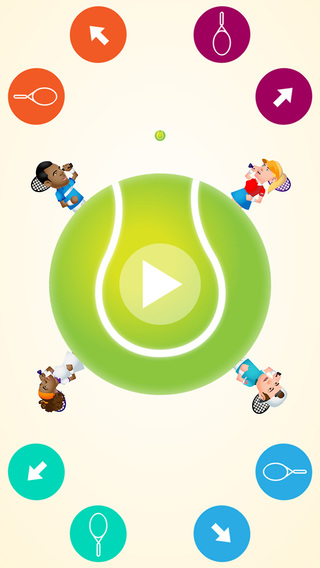 【免費遊戲App】Circular Tennis  - 2, 3 & 4 Player Games – Cool Multiplayer-APP點子