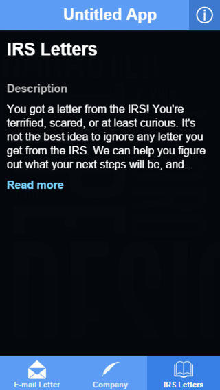 【免費商業App】IRS Letter Help-APP點子