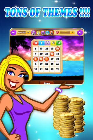 ` AAA Bingo Of Summer Party HD- Hot Blingo Casino Game with Big Bonus screenshot 2