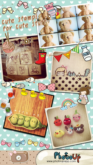 【免費攝影App】RibbonCamera  by PhotoUp - Cute Stamps Frame Filter photo decoration app-APP點子