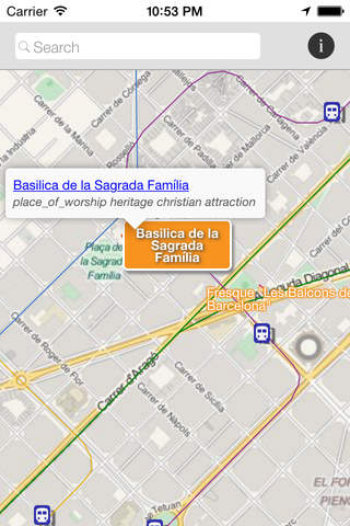 Barcelona Tourist Map screenshot 2