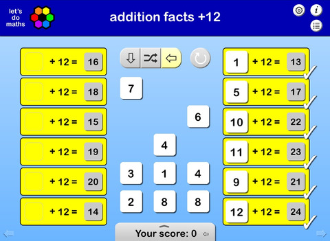 Number Bonds and Addition Facts to 20 screenshot 4