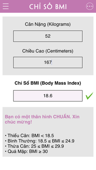 Chỉ Số BMI - Tiêu Chuẩn Cân Nặng Chiều Cao