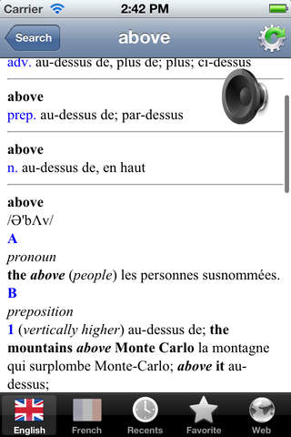 French English best dictionary pronunciation screenshot 3