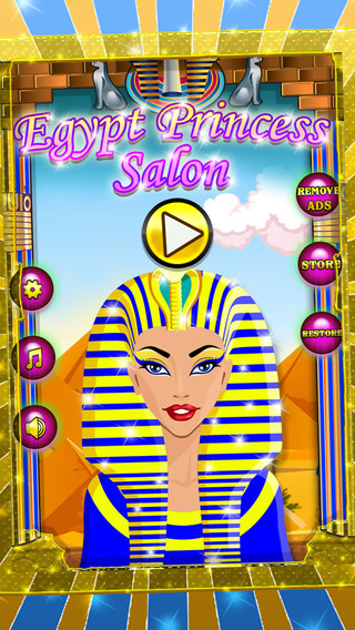 Egypt Princess Beauty Salon – Fashion studio and hair care game for kids and Girls