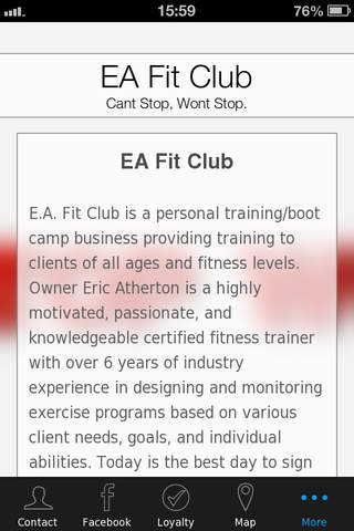 EA Fit Club screenshot 4