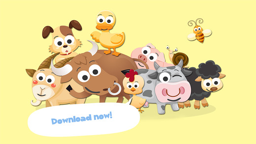 【免費遊戲App】Free Play with Farm Animals Cartoon Jigsaw Game for toddlers and preschoolers-APP點子