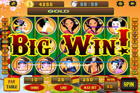 Geisha Casino - Play Pro Slot Machines - Bet & Win Fun Slots Games! screenshot 2