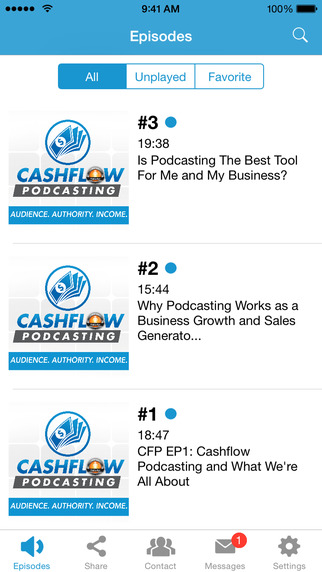 Cashflow Podcasting