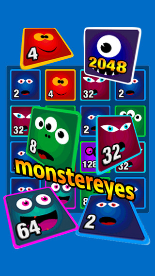 免費下載遊戲APP|Monster Eyes 2048 app開箱文|APP開箱王
