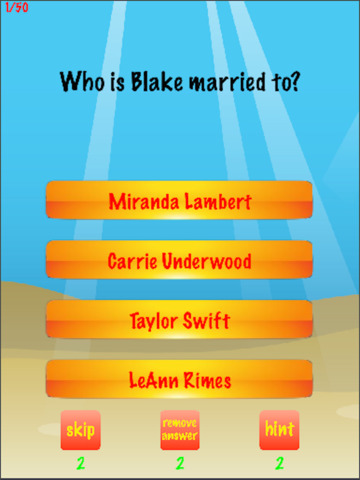 【免費遊戲App】You Think You Know Me?  Blake Shelton Edition Trivia Quiz-APP點子