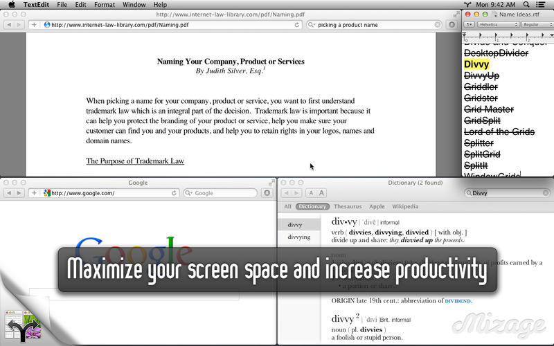</p> <h3>Divvy 1.5.2 Mac 破解版 – Mac上优秀的窗口大小和位置控制工具