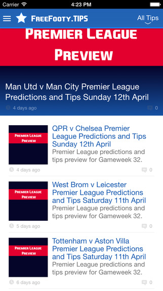 【免費運動App】Free Footy Tips and Accumulators - FFTA-APP點子