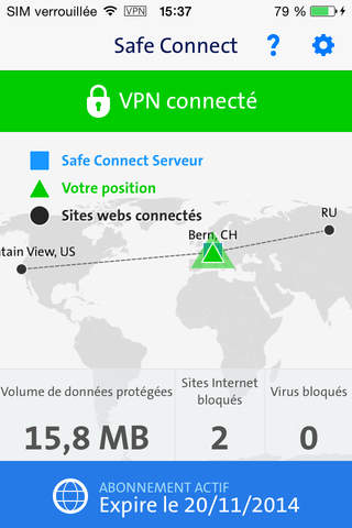Safe Connect Swisscom screenshot 2