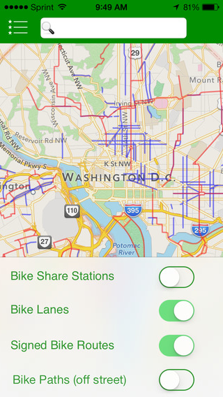 【免費交通運輸App】Get There By Bike - Interactive Bike Maps for the Urban Commuter-APP點子