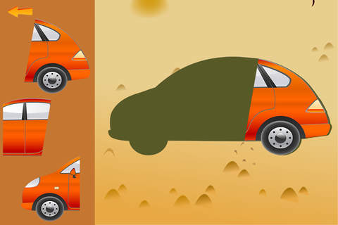 Cars puzzles for kids - preschool and kindergarten educational games for toddlers age 2 & 3 HD screenshot 2