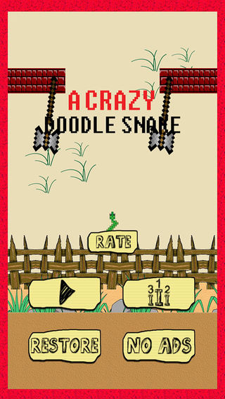 【免費遊戲App】A Crazy Doodle Snake : Retro Classic Reloaded FREE-APP點子