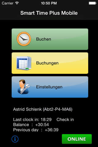 Smart Time Plus Mobile screenshot 2