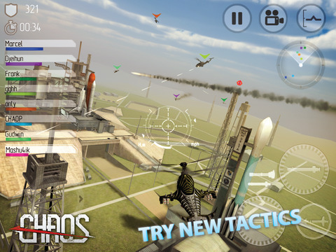 CHAOS - Мультиплеер Вертолетный Симулятор 3D на iPad