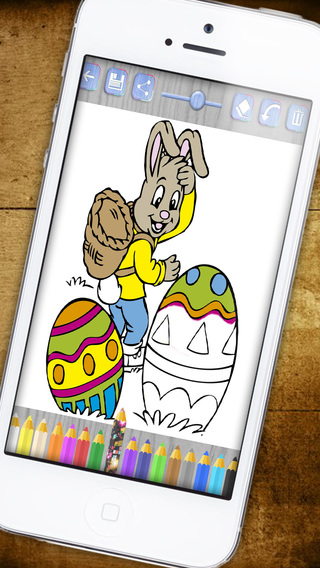 【免費娛樂App】Paint magic eggs - Easter coloring pages-APP點子