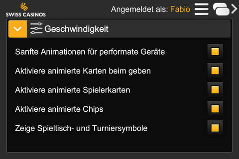 Swiss Casinos Poker screenshot 4