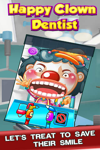 Happy Clown Visits The Dentist: Big Smile On The Face After Cleaning Up The Teeth! screenshot 2