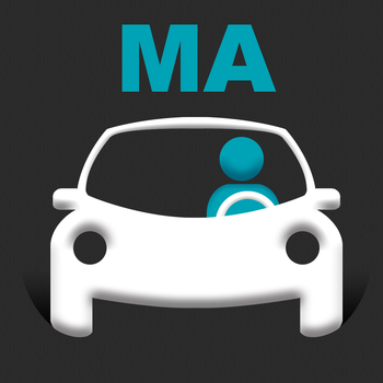 Massachusetts State Driver License Test Practice Questions - MA RMV Driving Written Permit Exam Prep (Best App) LOGO-APP點子