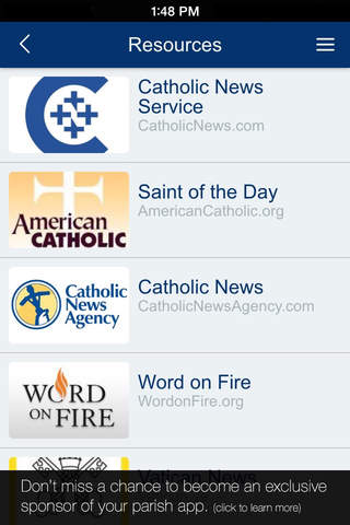 Catholic Parish App by OSV screenshot 3