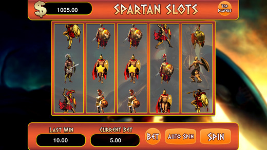 AAA Spartan Casino Club Video Slots Machine - Win Progressive Chips with 777 Wild Cherries and Bonus