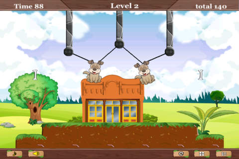 Feed My Pet Dog: A Logic Rope Rescue Strategy Game screenshot 3