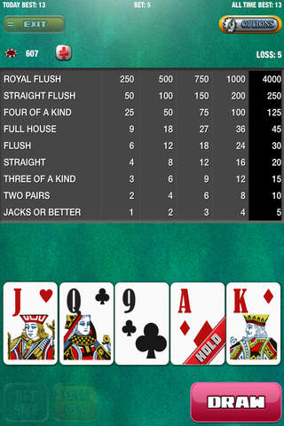 Video Poker - Doubledown Texas Style screenshot 2