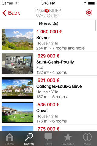 Immobilier Wauquier screenshot 2