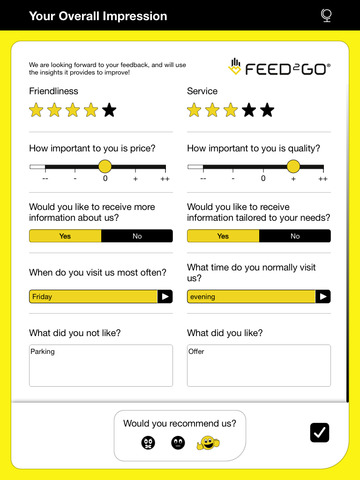Feed2Go - Offline Survey and Feedback - ready to use immediately