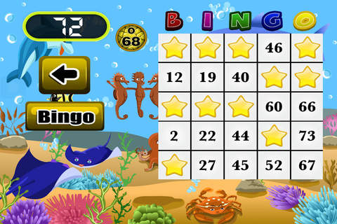 Lucky Splashy Big Gold Fish Bingo Games & Win Casino Blitz Free screenshot 2