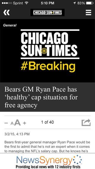 【免費新聞App】Chicago Sun-Times Breaking News-APP點子