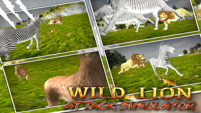 Wild Lion Attack Simulator 3D