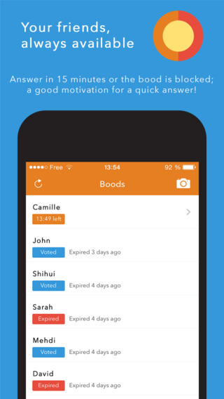 【免費社交App】Bood - Your friends, always available-APP點子