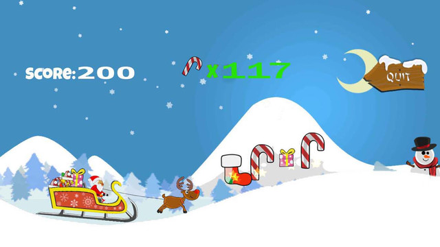 【免費遊戲App】Santa Rush!-APP點子